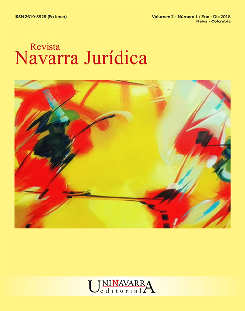 					View Vol. 2 No. 1 (2018): Revista Navarra Jurídica
				